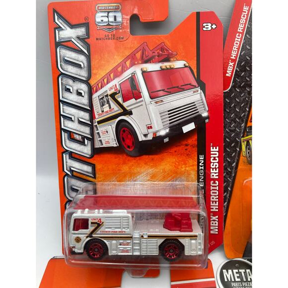 Matchbox Firefighter Rescue Engines First Responder Vehicles (5) NIP Diecast - Picture 2 of 7